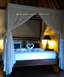 Cotton Rectangular Mosquito Net (Queen Size)