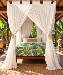 Alternative view of Rectangular Mosquito Net Rayon 2 (King Size)