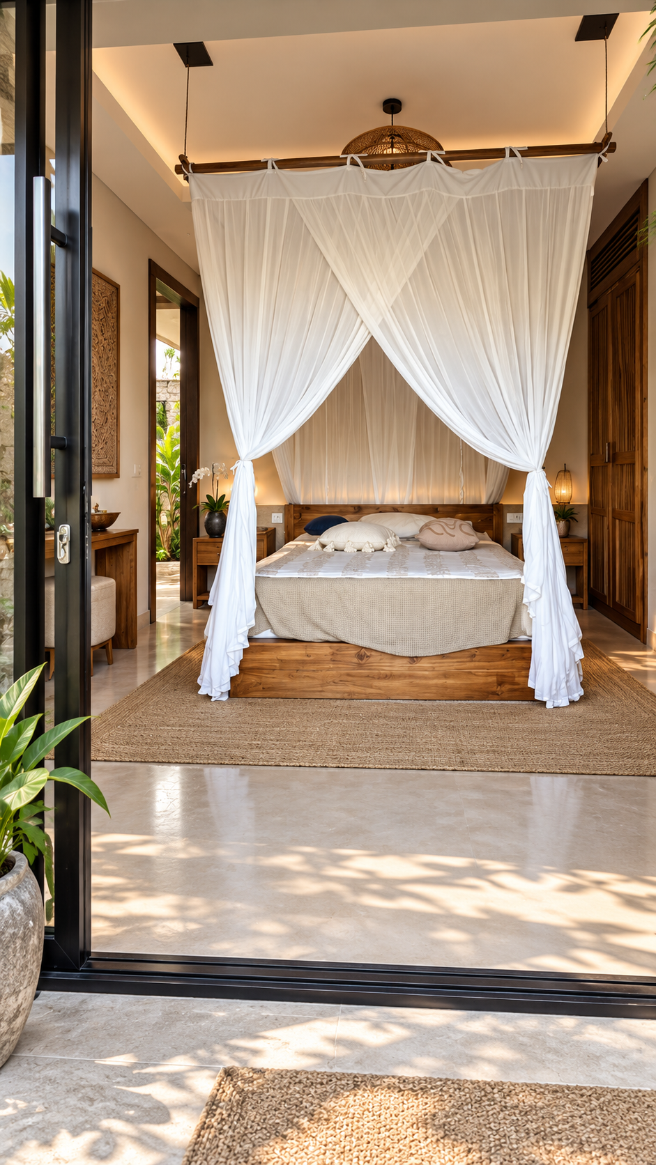 Rectangular Queen Size Mosquito Net Rayon 3 - Image 2