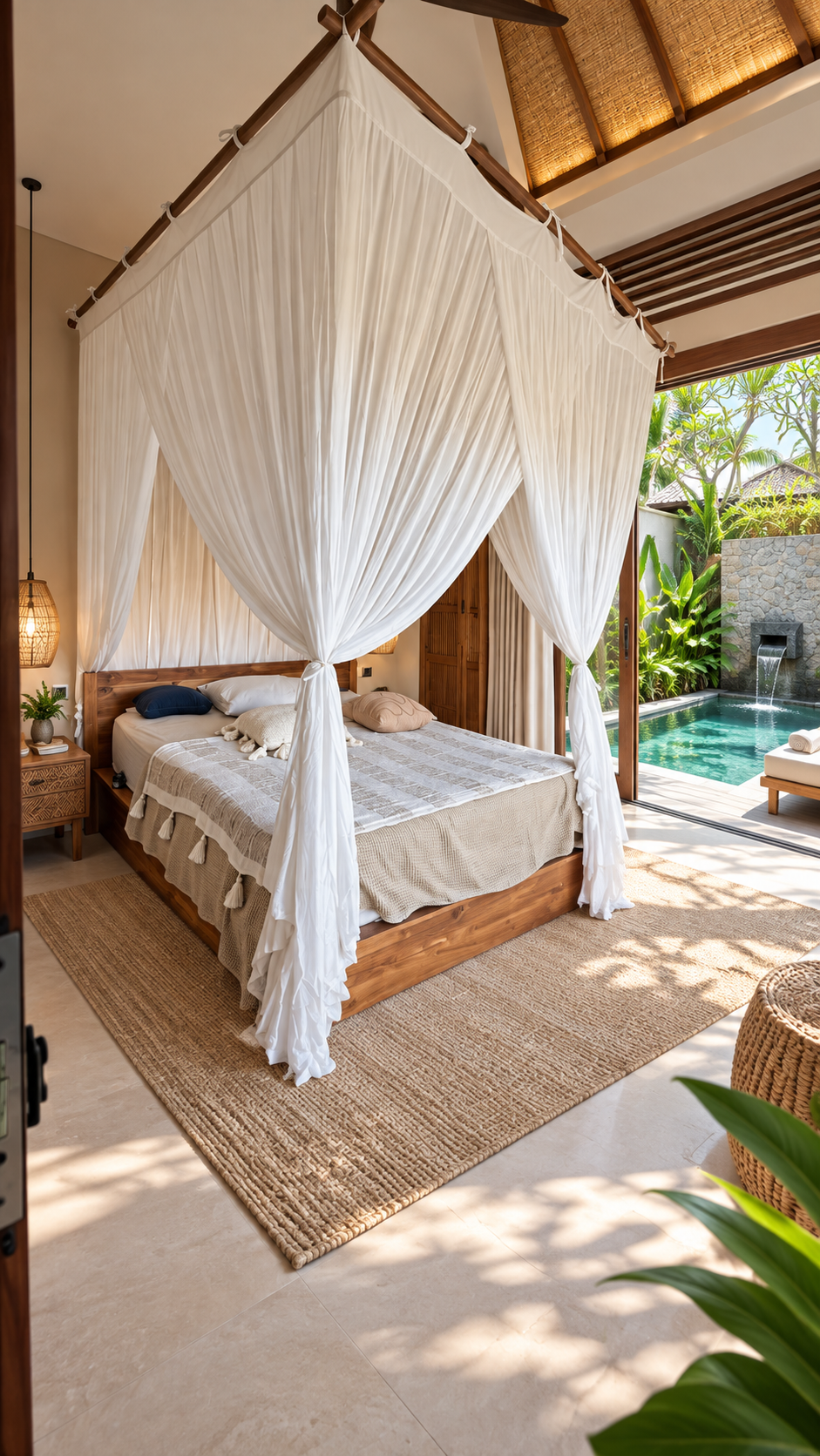 Rectangular King Size Mosquito Net Rayon 3 - Image 2